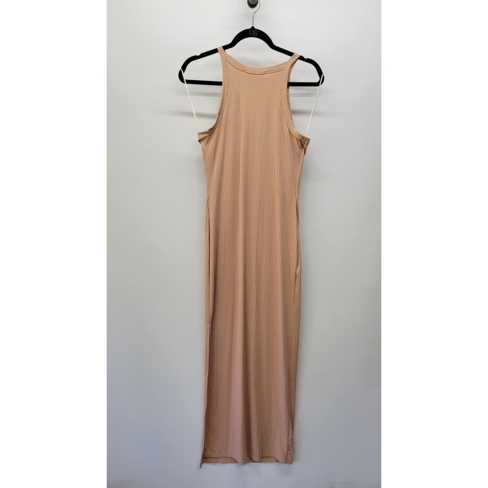 Pink Rose Rib Maxi Dress Medium - Picture 5 of 8